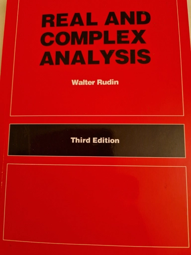 Real and complex analysis; Walter Rudin; 1986