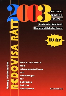 Redovisa Rätt 2003