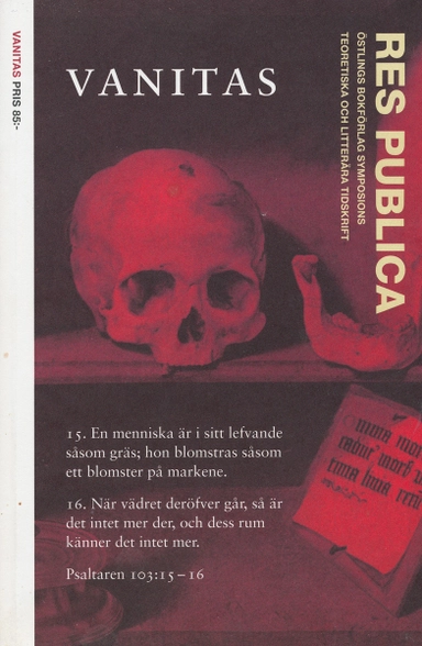 Res Publica : 61, Vanitas; Ingemar Karlsson; 2004