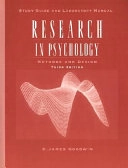 Research in Psychology: Methods and Design, Study Guide