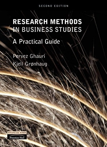 Research methods in business studies : a practical guide