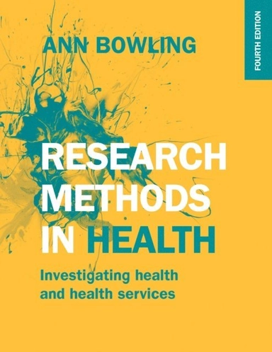 Research methods in health
