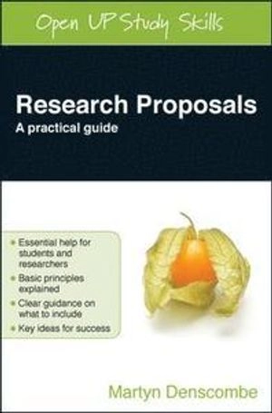 Research proposals : a practical guide