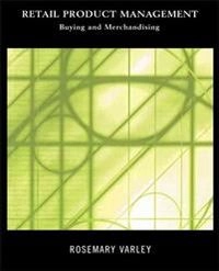 Retail Product Management: Buying and Merchandising; Rosemary Varley; 2001