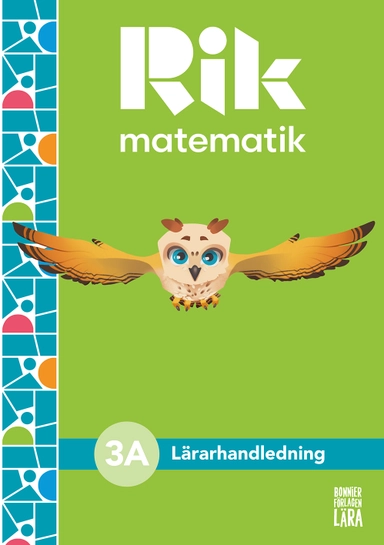 Rik matematik 3 A Lärarhandledning, bok + digitala resurser