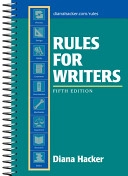 Rules for writers; Diana Hacker; 2004
