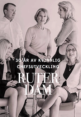 Ruter Dam : 30år av kvinnlig chefsutveckling; Karin Thunberg, Hanna Dunér; 2017