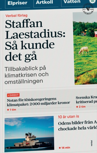 Så kunde det gå : tillbakablick på klimatkrisen och omställningen