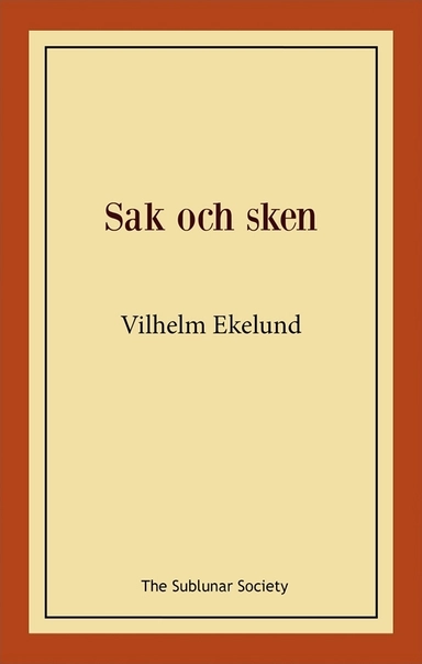 Sak och sken