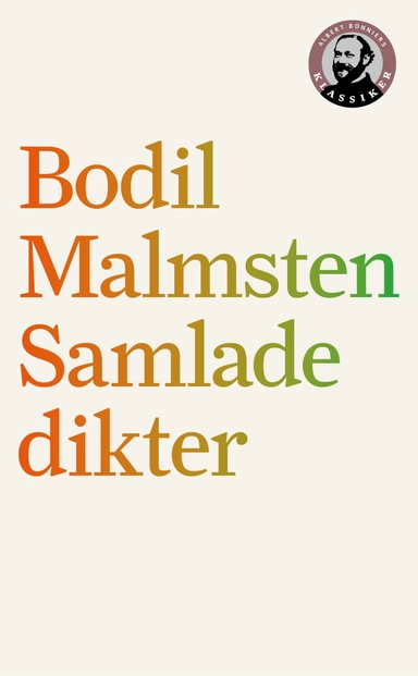 Samlade dikter; Bodil Malmsten; 2019