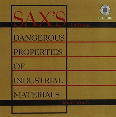 Sax's Dangerous Properties of Industrial Materials, Set CD-ROM 