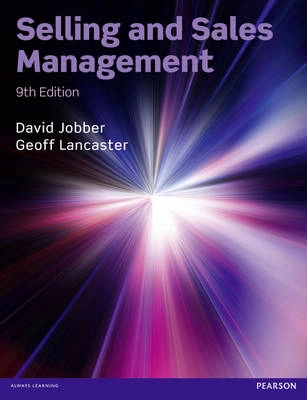 Selling and Sales Mangement