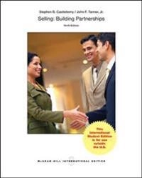 Selling: Building Partnerships (Int'l Ed); Stephen Castleberry; 2013