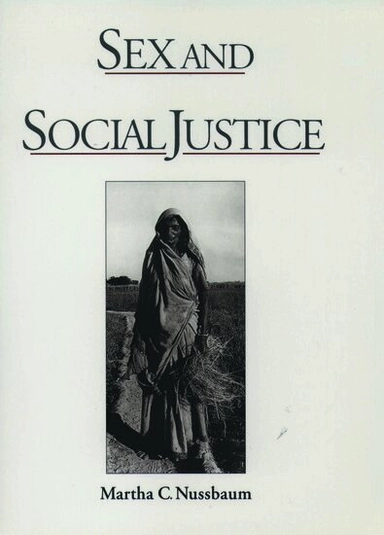 Sex & social justice; Martha Craven Nussbaum; 1999