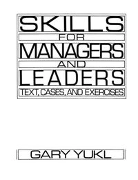 Skills for Managers and Leaders