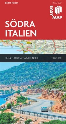 Södra Italien EasyMap : 1:650000; Norstedts kartor; 2015