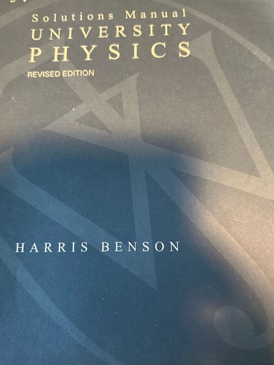Solutions manual university physics