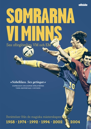 Somrarna vi minns : sex oförglömliga VM och EM; Henrik Ekblom Ystén; 2016