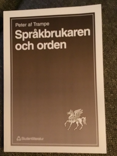Språkbrukaren och orden