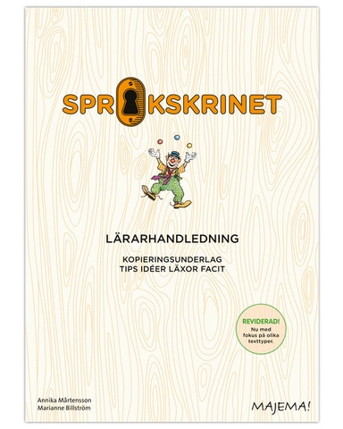 Språkskrinet clown lärarhandledning åk 2; Marianne Billström, Annika Mårtensson; 2012