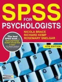 SPSS for psychologists