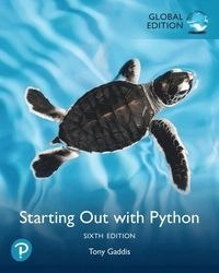 Starting out with Python