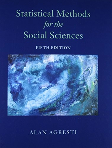 Statistical methods for the social sciences