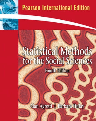 Statistical methods for the social  sciences