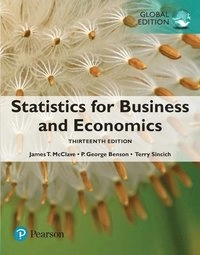 Statistics for Business and Economics; James T. McClave; 2018