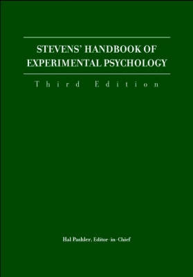 Stevens' Handbook of Experimental Psychology, 3rd Edition, Volume 1, Sensat