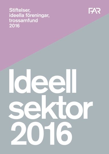 Stiftelser, ideella föreningar och trossamfund 2016