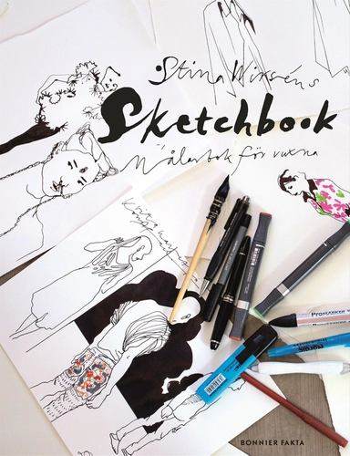 Stina Wirséns Sketchbook : målarbok för vuxna; Stina Wirsén; 2016