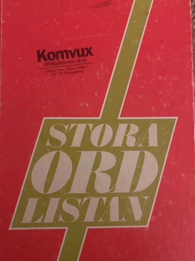 Stora ordlistan; Edvin Lagman; 1987