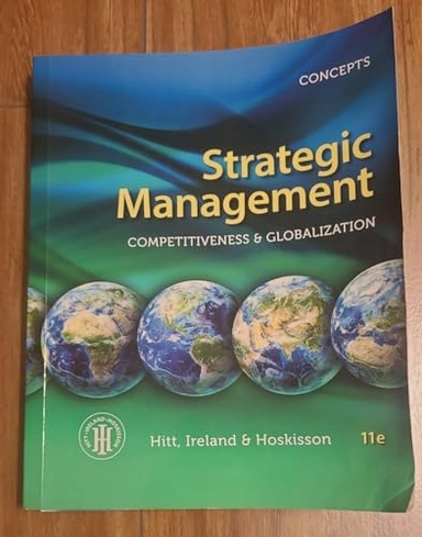 Strategic management : competitiveness & globalization. · Concepts