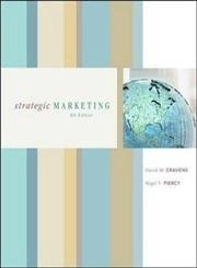 Strategic marketing; David W Cravens, Nigel Piercy; 2006