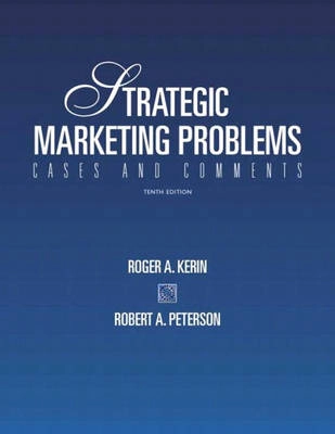 Strategic marketing problems : cases and comments