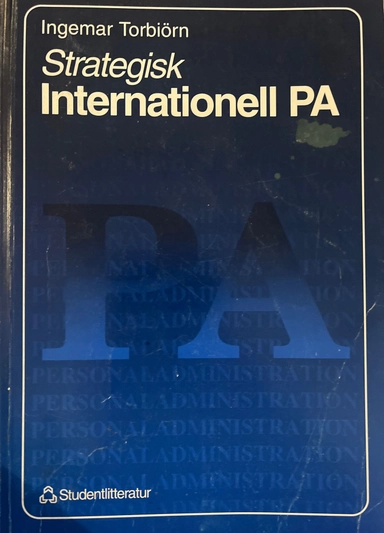 Strategisk internationell PA; Ingemar Torbiörn; 1994