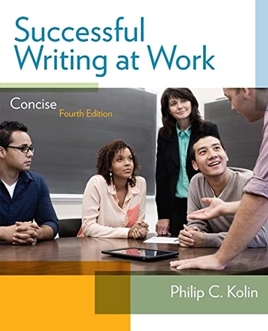 Successful writing at work; Philip C. Kolin; 2015