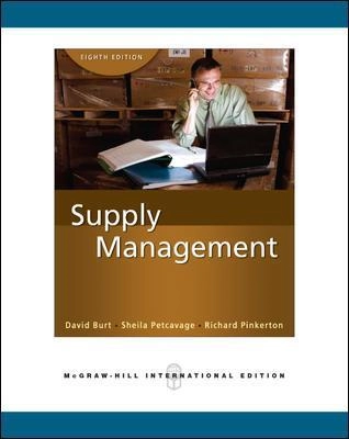 Supply management; David N. Burt; 2010