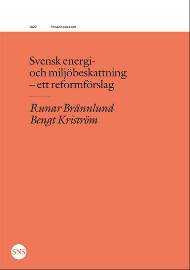 Svensk energi- och miljöbeskattning : ett reformförslag