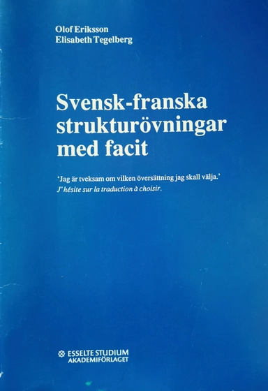 Svensk-franska strukturövningar