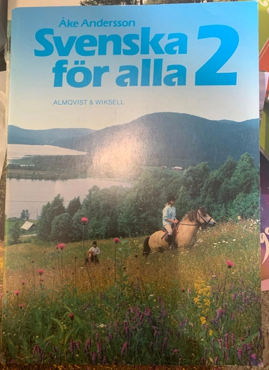 Svenska för alla 2 Elevh rev; Åke Andersson; 2001