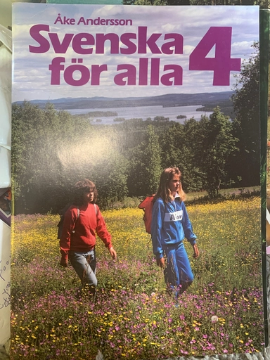Svenska för alla 4 Elevh rev; Åke Andersson; 1993
