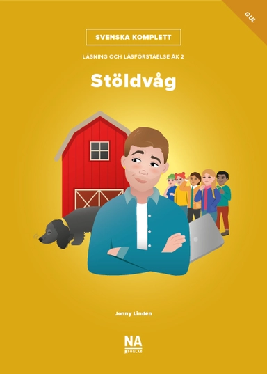 Svenska Komplett – Läsning och läsförståelse åk 2 – Stöldvåg gul bok; Jonny Lindén; 2024