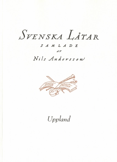 Svenska låtar Uppland; Nils Andersson; 2019