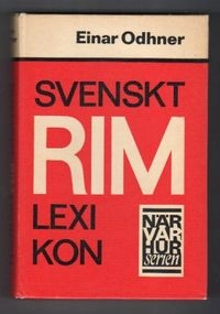 Svenskt rimlexikon; Einar Odhner; 1979