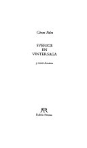 Sverige, en vintersaga. 3, Innevånarna; Göran Palm; 1997