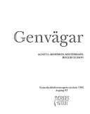 Sveriges natur : Naturskyddsföreningens årsbok. · Årg. 83(1992) · Genvägar