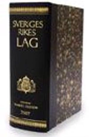 Sveriges Rikes Lag 2008 : skinnband : Sveriges Rikes Lag gillad och antagen på Riksdagen år 1734, stadfäst av Konungen den 23 januari 1736. Med tillägg av författningar som kommit ut från trycket fram till början av januari 2008; Torkel Gregow; 2008