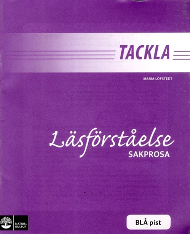 Tackla Läsförståelse sakprosa, blå pist, 5-pack
